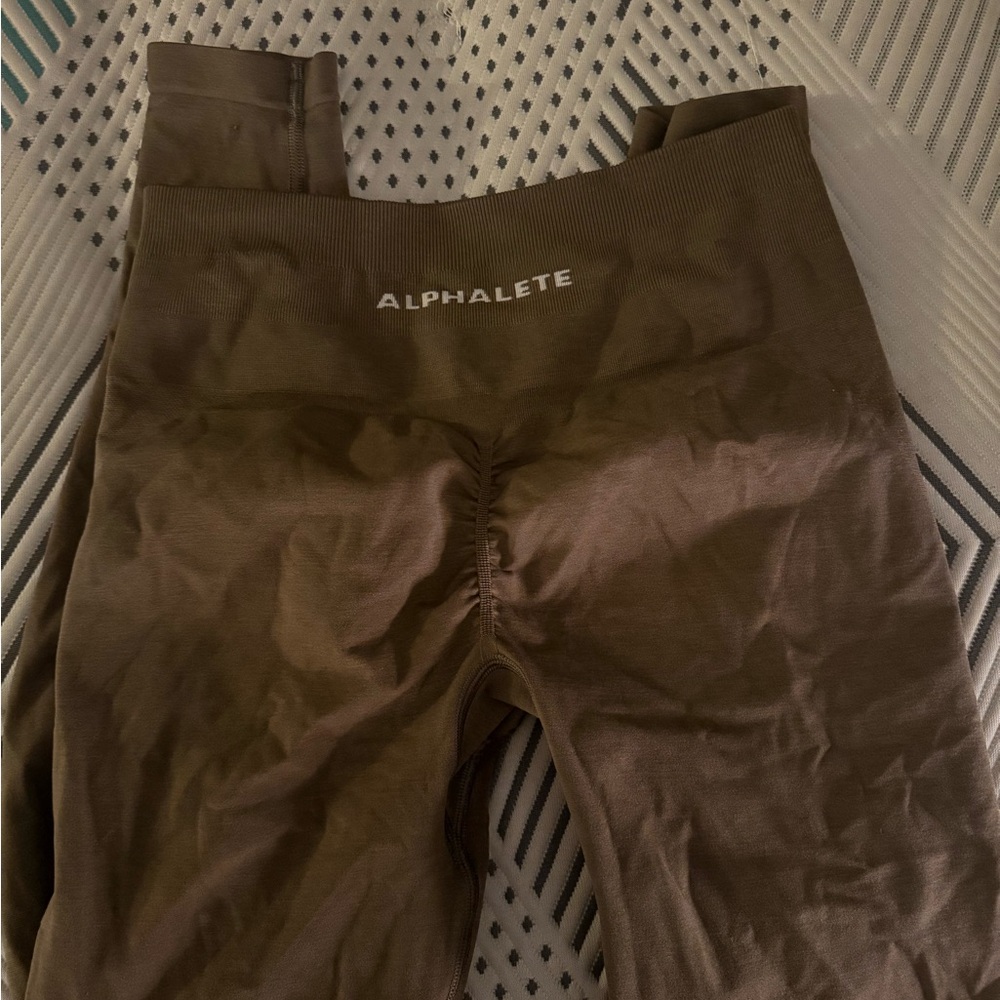 Alphalete Chocolate Brown Leggings